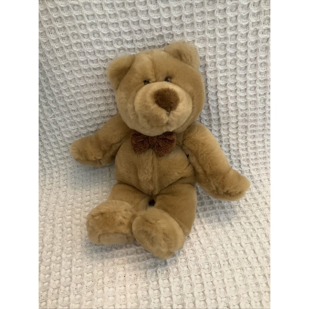 Hughbert Bear Plush Animal Alley Light Brown Teddy No Tag 2000 Used Condition